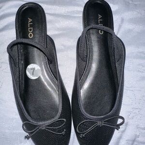 Aldo Women's Black Slip-On Shoes